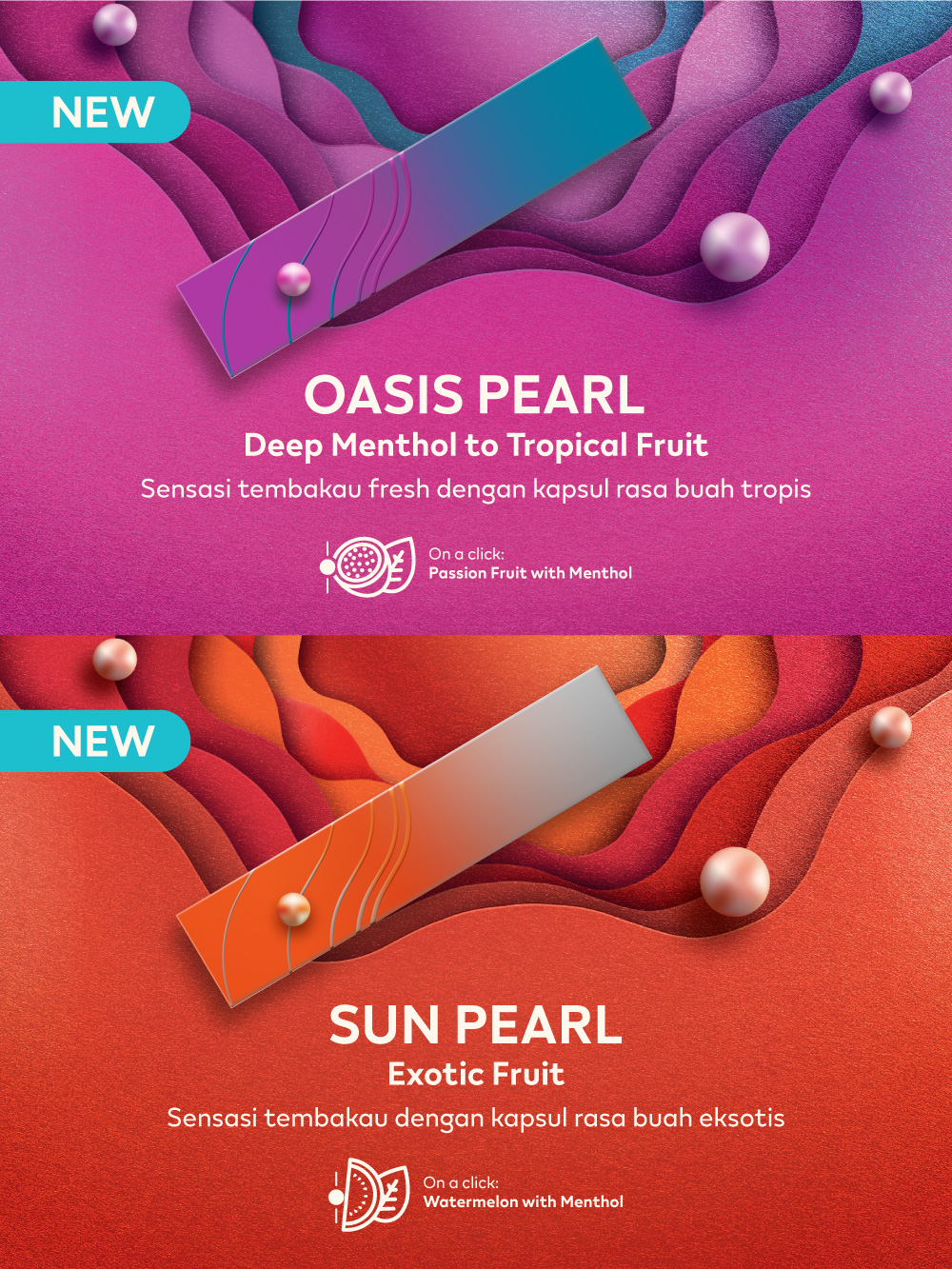 New Terea Oasis Pearl & Sun Pearl