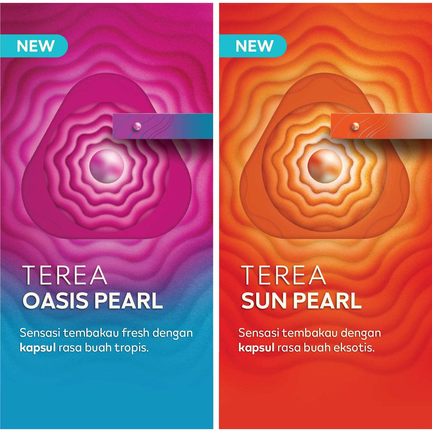 Varian Rasa Baru TEREA Capsule: Sun Pearl dan Oasis Pearl | IQOS Indonesia