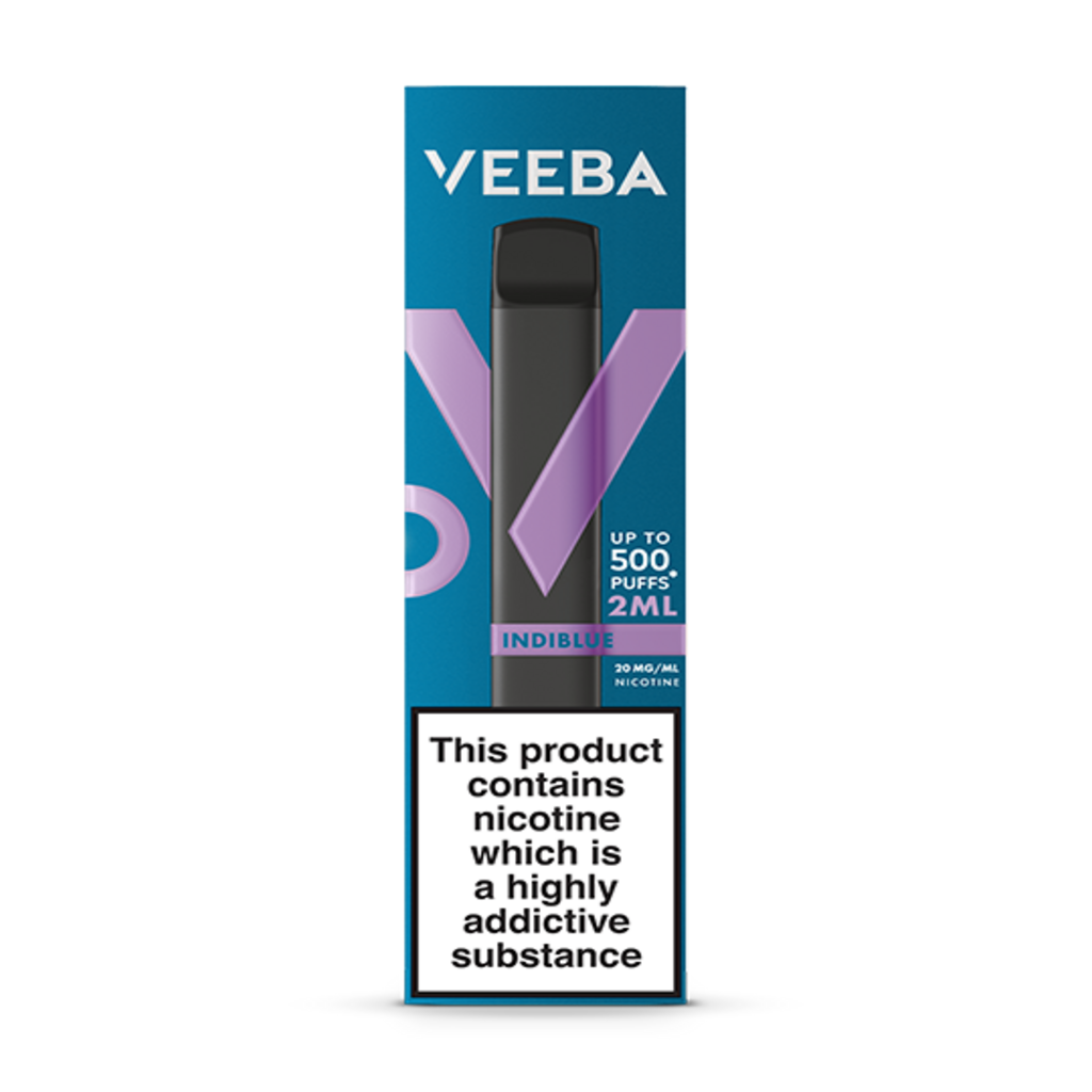 Buy VEEBA Indiblue - Blueberry & pomegranate - Disposable vapes