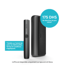 Kit IQOS ILUMA PRIME Noir (Obsidian Black)